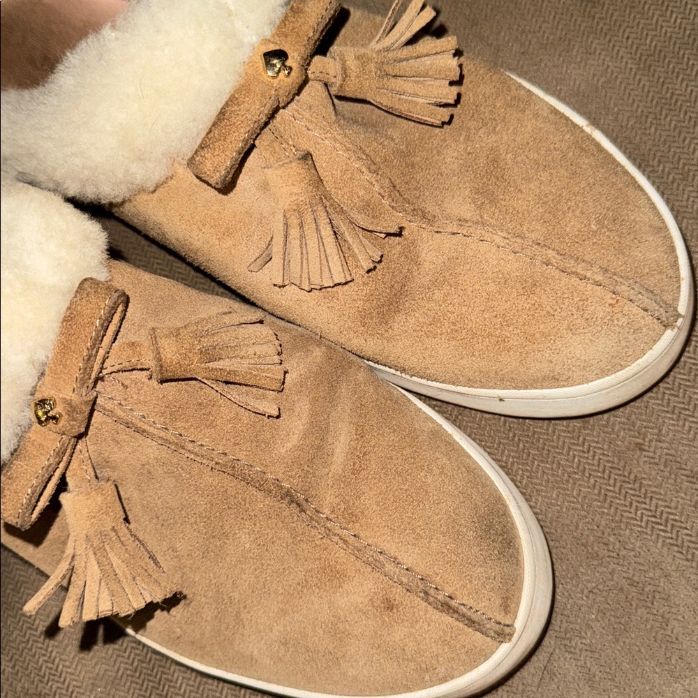Kate Spade New York Suede Tassel Mules/Sneakers - Picture 2 of 7